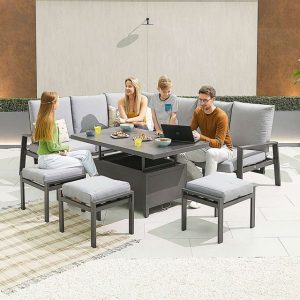 nova-enna-reclining-left-corner-dining-set-with-rising-table-3-x-footstools-grey