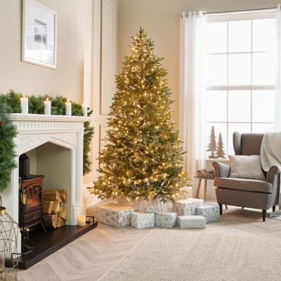 The Winter Workshop - Canaan Fir Pre-Lit Artificial Christmas Tree