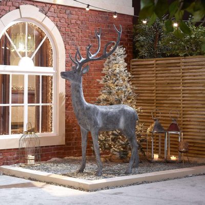 the-winter-workshop-213cm-proud-reindeer-standing-reesin-figure-grey